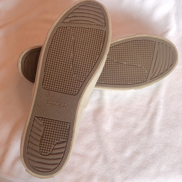 Coach Maggie studded leather slip-ons, size 38.5/8.5 - Picture 3 of 5